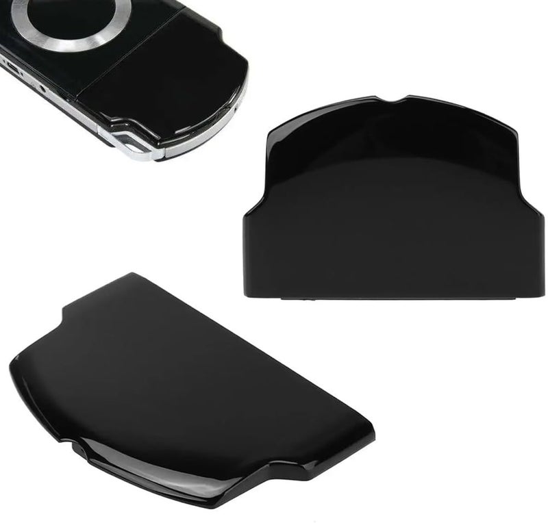 VANJUNN Replacement Battery Back Cover Case for PSP2000 PSP3000 Protective Case Battery Back Cover for PSP 2000 3000 (Black) - Image 5